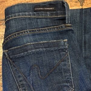 Citizens Of Humanity 26”  Avedon Low Rise Skinny Leg Dark Blue Denim Jeans